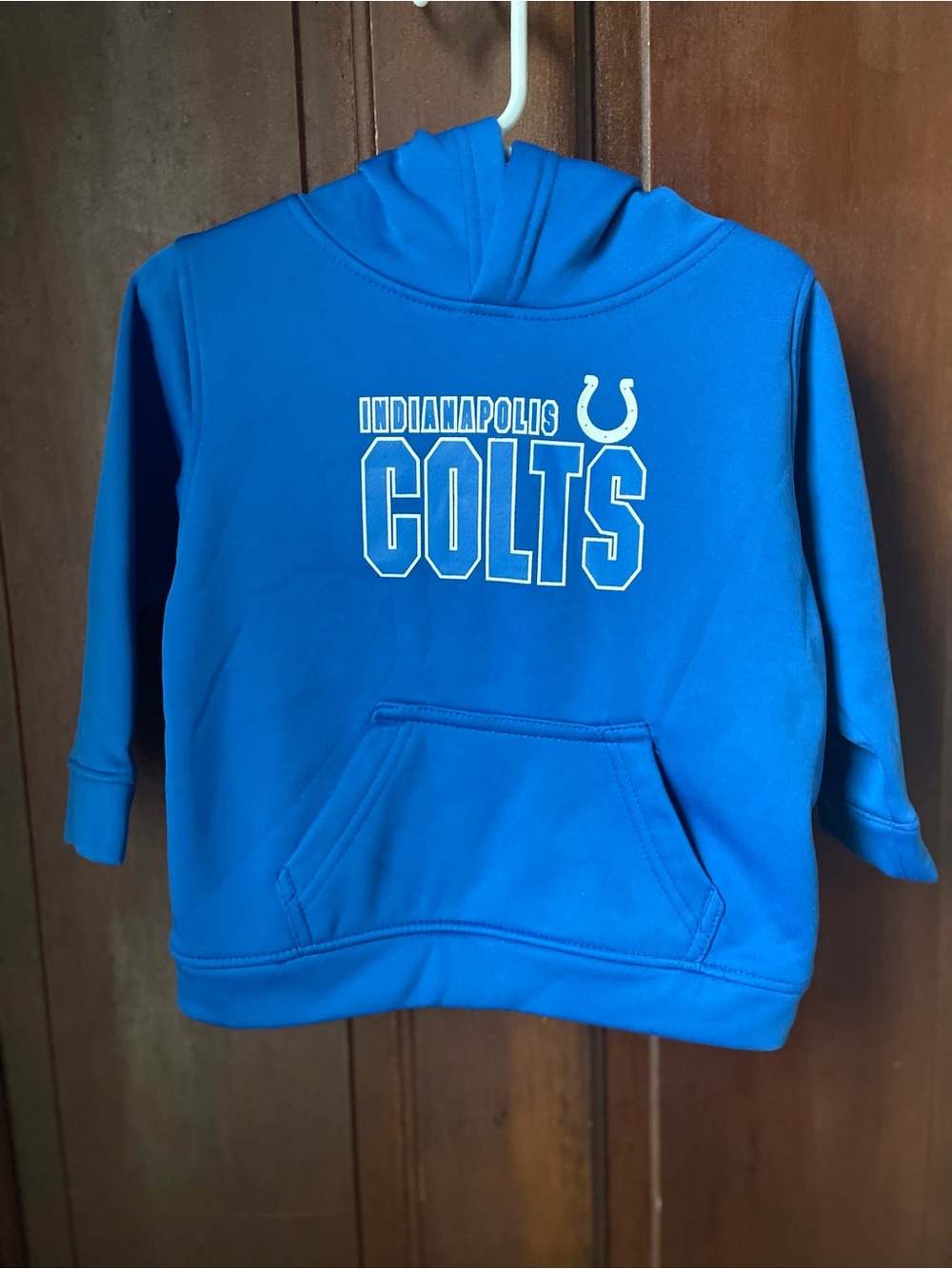 NFL Team Apparel kids size 2T blue Indianapolis Colts hoodie
